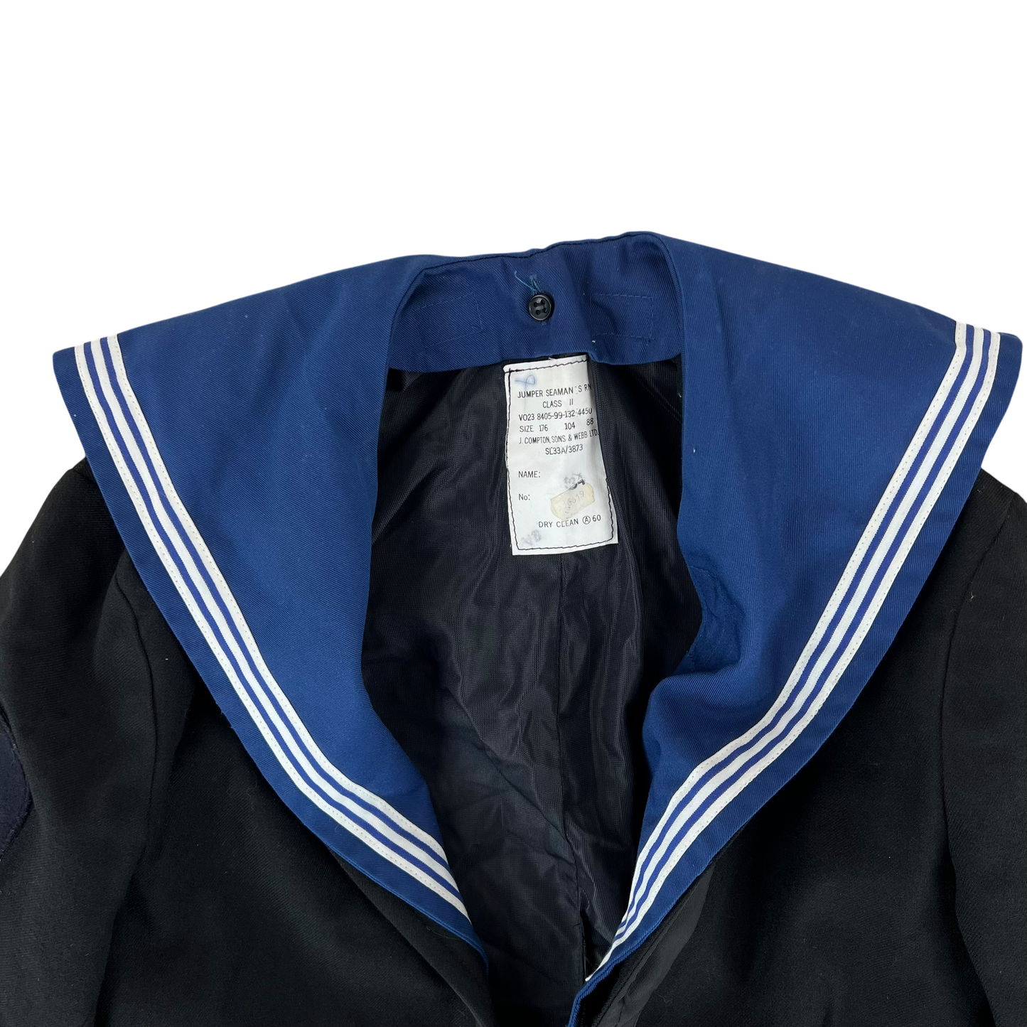 British Royal Navy Class II Jumper Sailor's Top - Medium 176/104