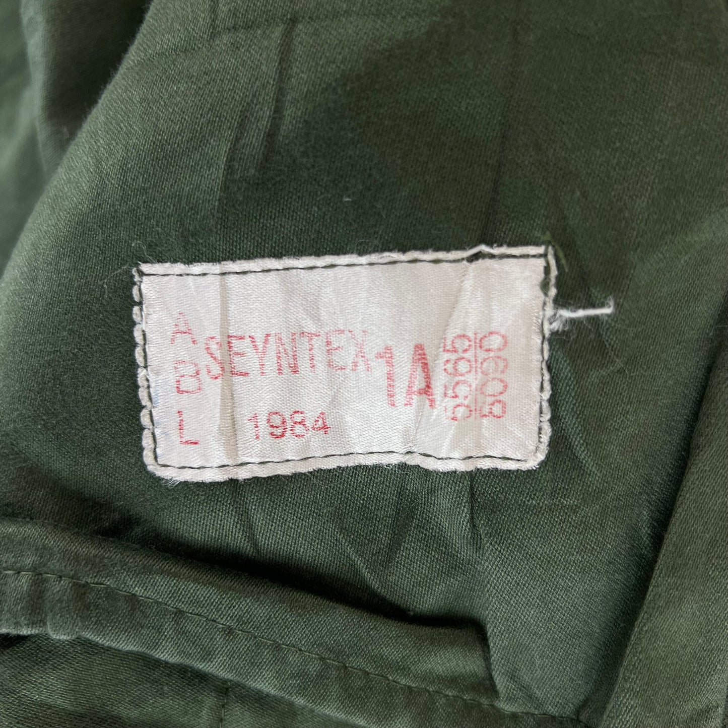 Belgian Army M64 Olive Green Field Jacket - Large