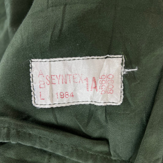 Belgian Army M64 Olive Green Field Jacket - Large