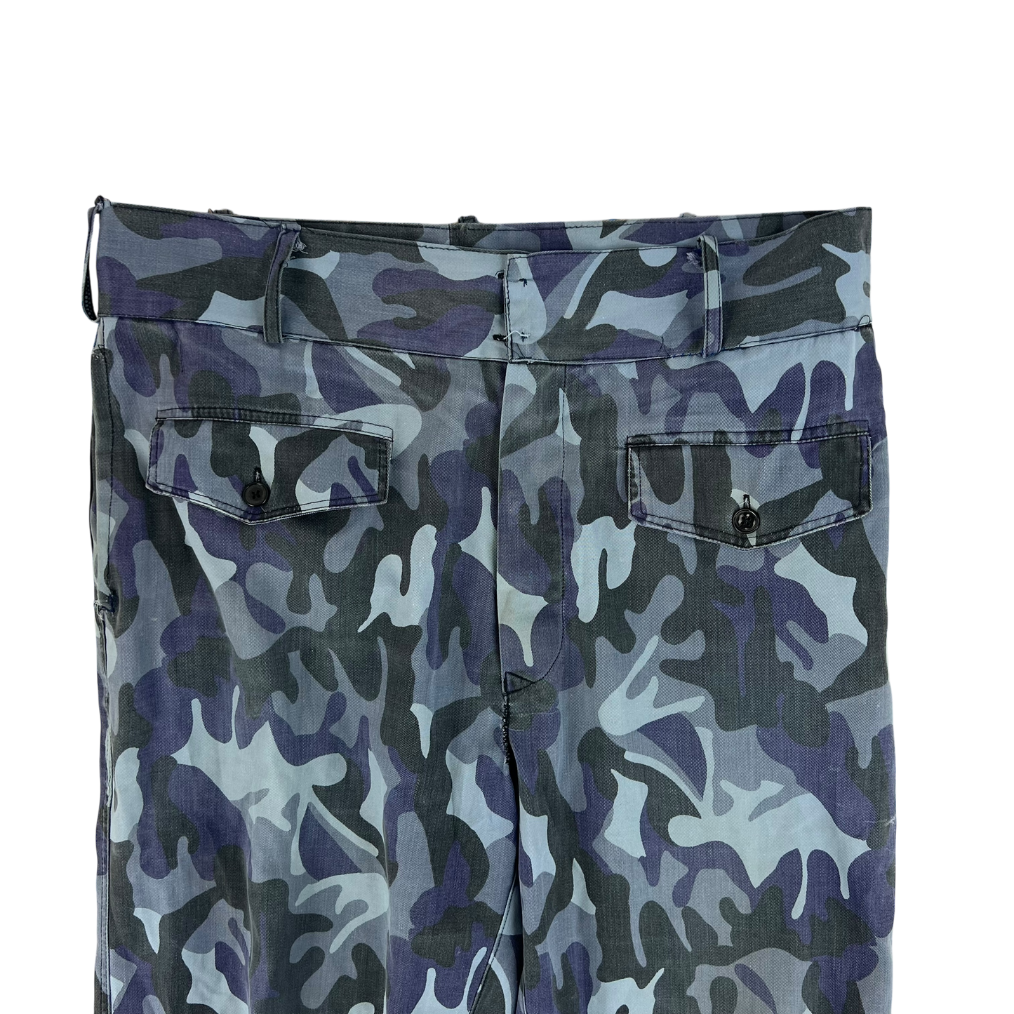 Romanian Army / Police M1990 Blue Leaf Camouflage Trousers - W36 L28.5