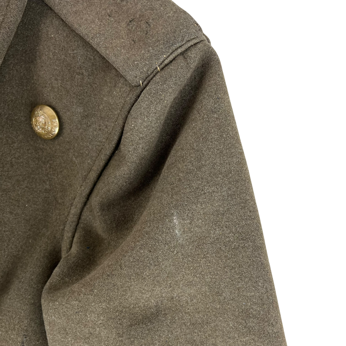 British Army WW2 1940 Pattern Wool Greatcoat - Royal Engineers - Medium