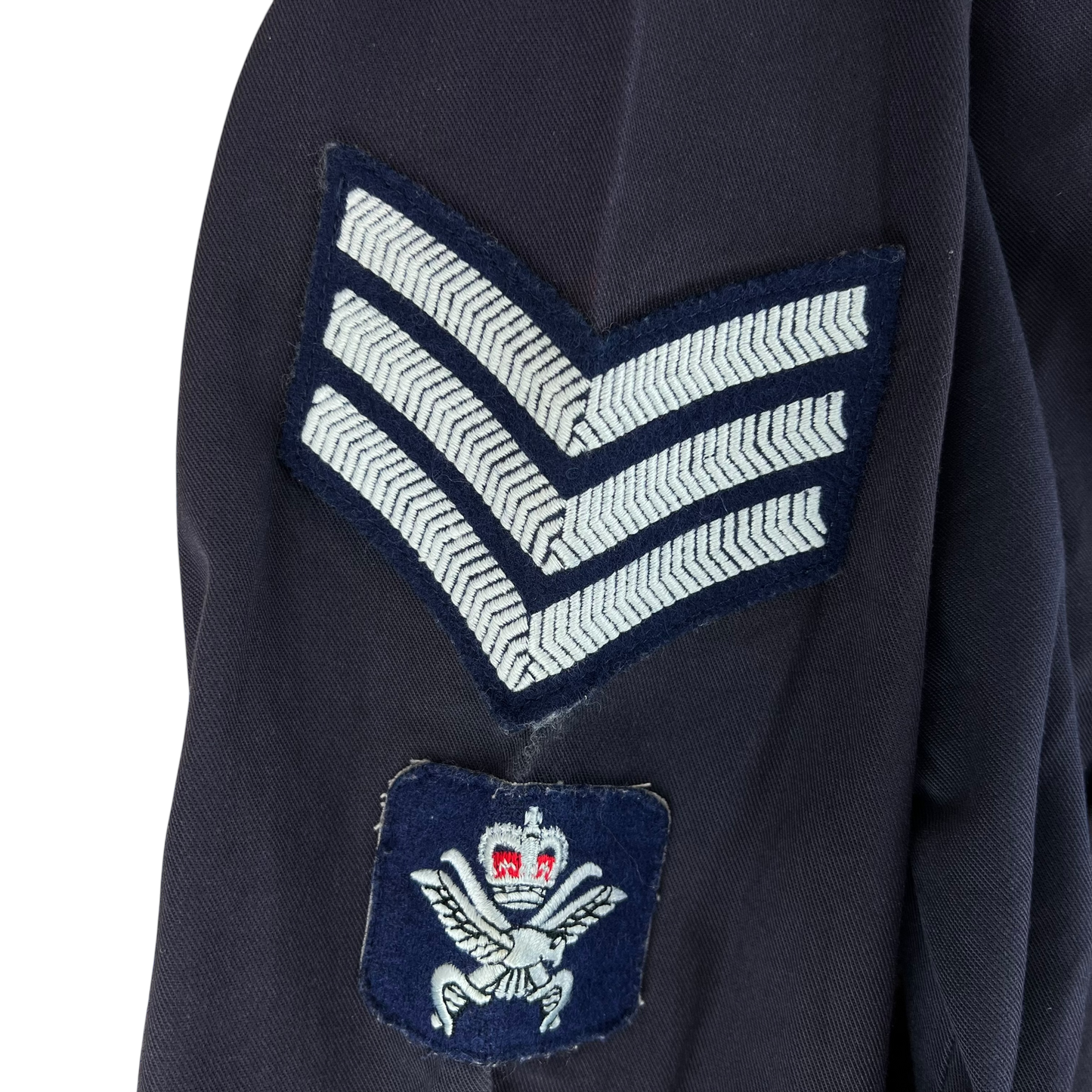British Army / Tri-Services Navy Blue PTI Tracksuit Top Jacket - Medium