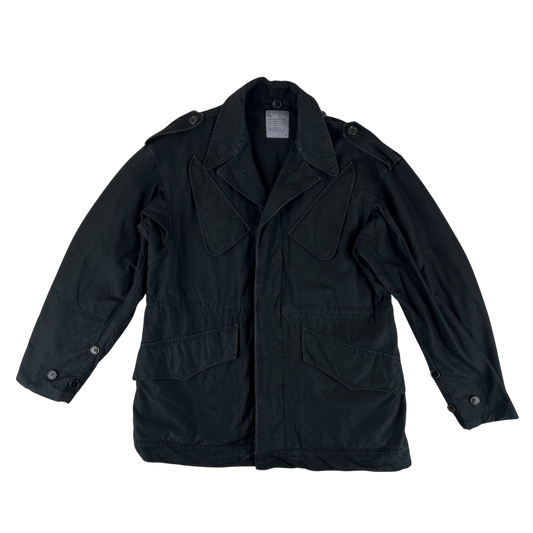 Dutch Army M78 Black Field Jacket - Medium