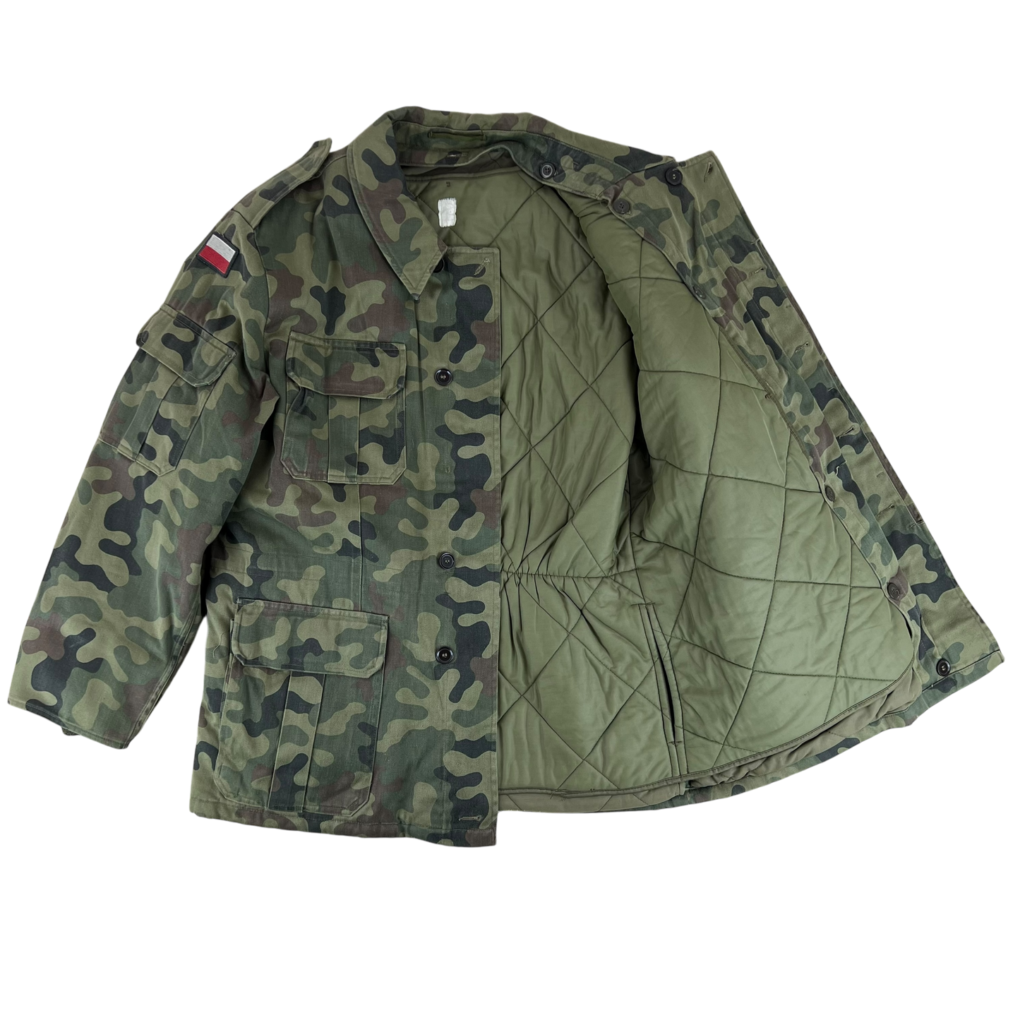 Polish Army Parka w/ Winter Liner WZ93 Pantera Camouflage Windproof - Large