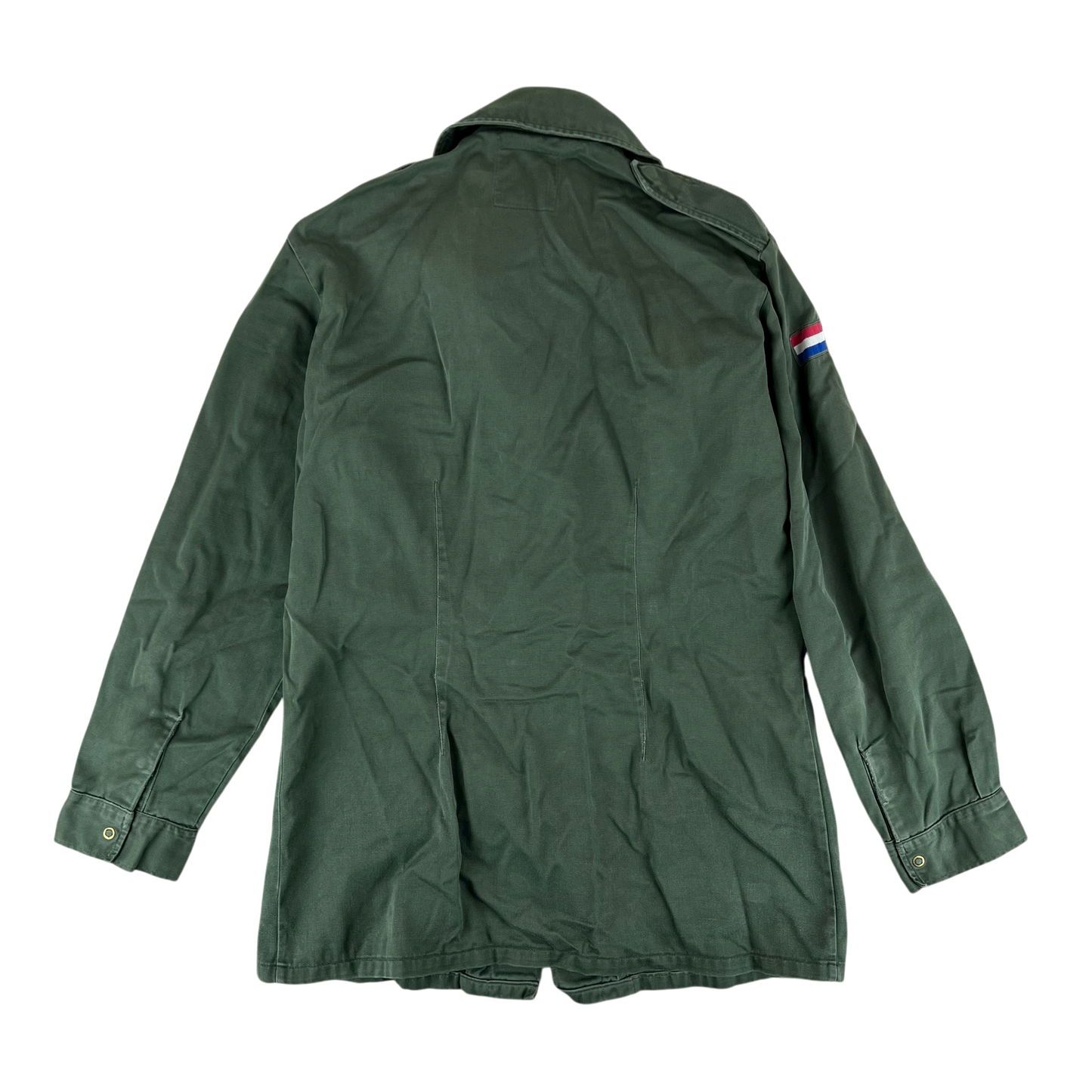 Dutch Army 70s Field Shirt Jacket Green Long Sleeve - Medium