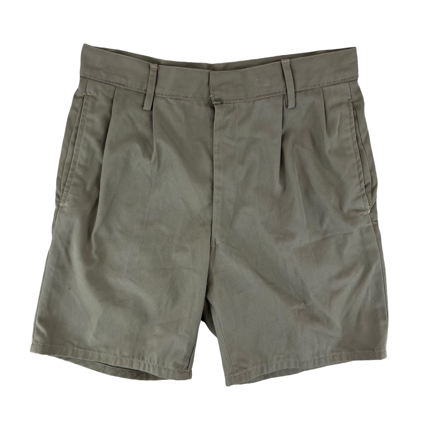 Italian Army Vintage Stone Chino Shorts - W31