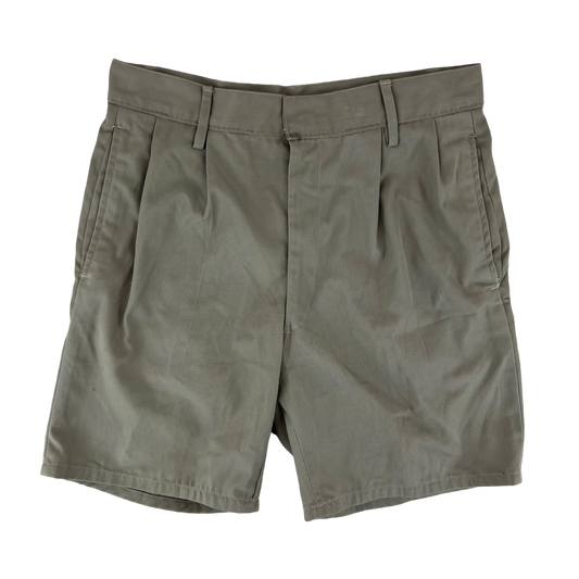 Italian Army Vintage Stone Chino Shorts - W31