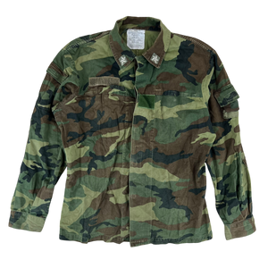 Italian Army Roma 90 Woodland Camouflage Combat Jacket - Medium