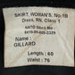 British Royal Navy Women's No. 1B Dress Class I Black Skirt - W29
