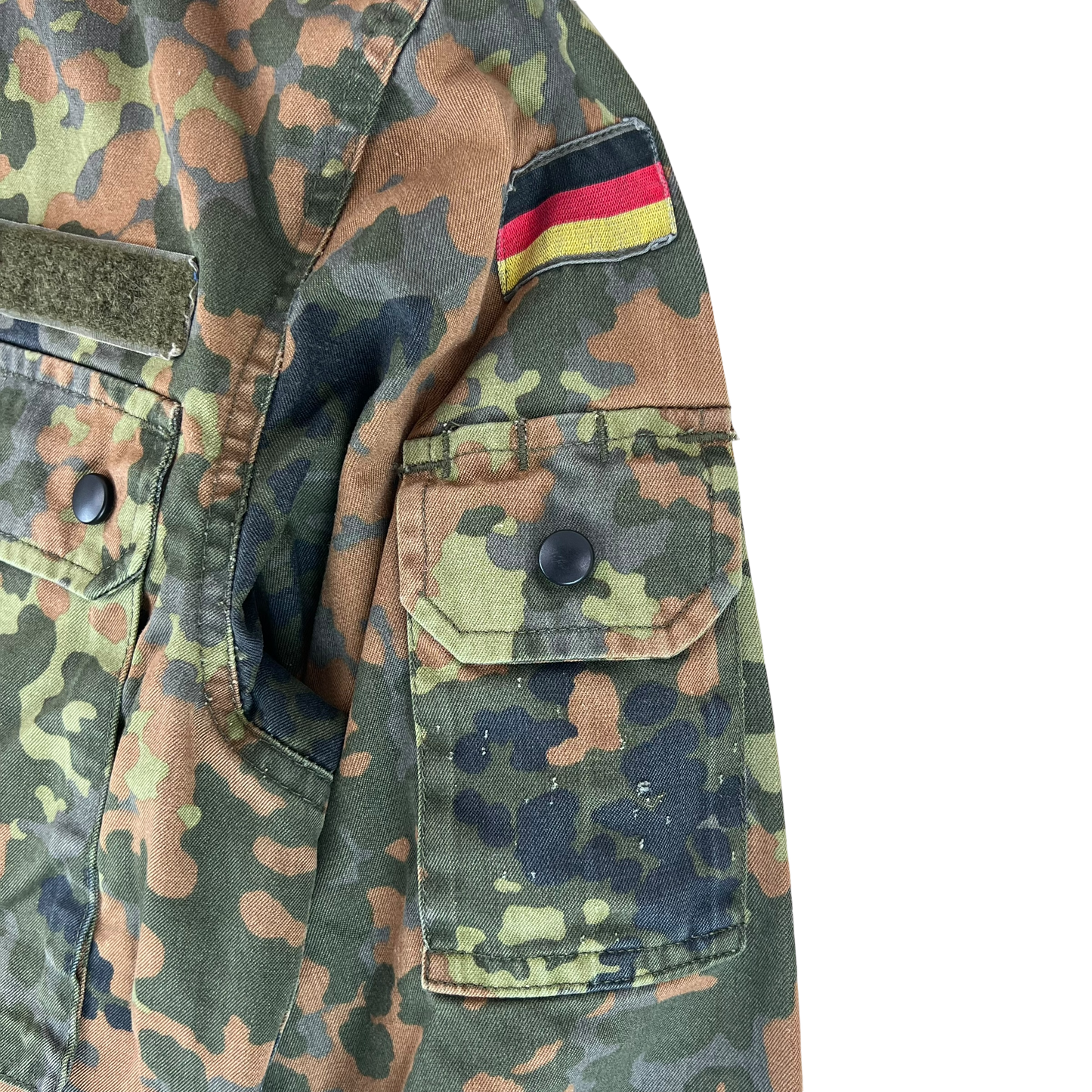 German Army Flecktarn Camouflage Long Sleeve Field Shirt - Medium GrNr 1