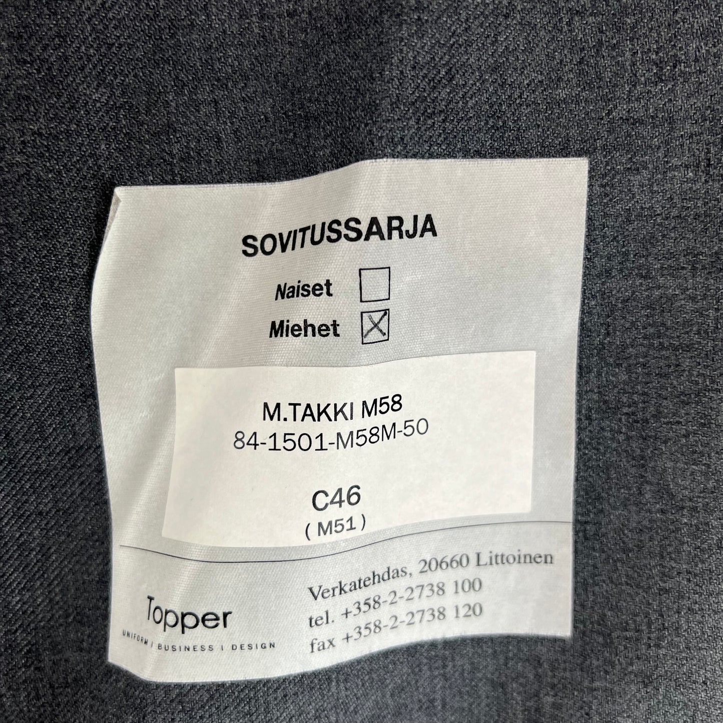 Finnish Army M83 Dress Jacket - Medium
