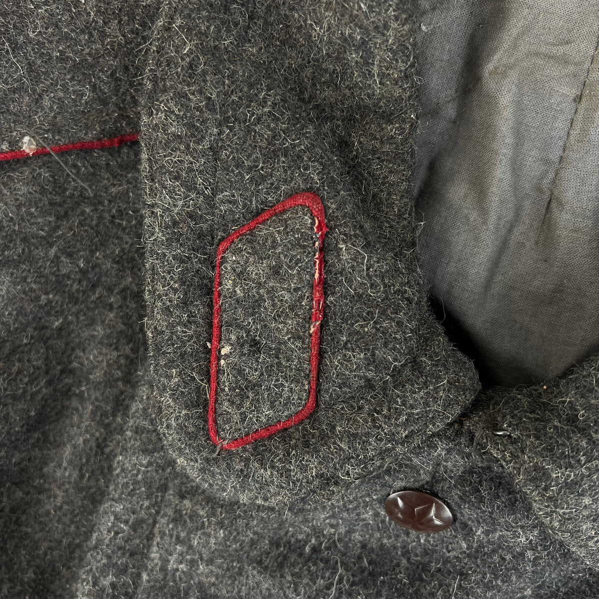Bulgarian People's Army 60s Grey Wool Greatcoat - Medium