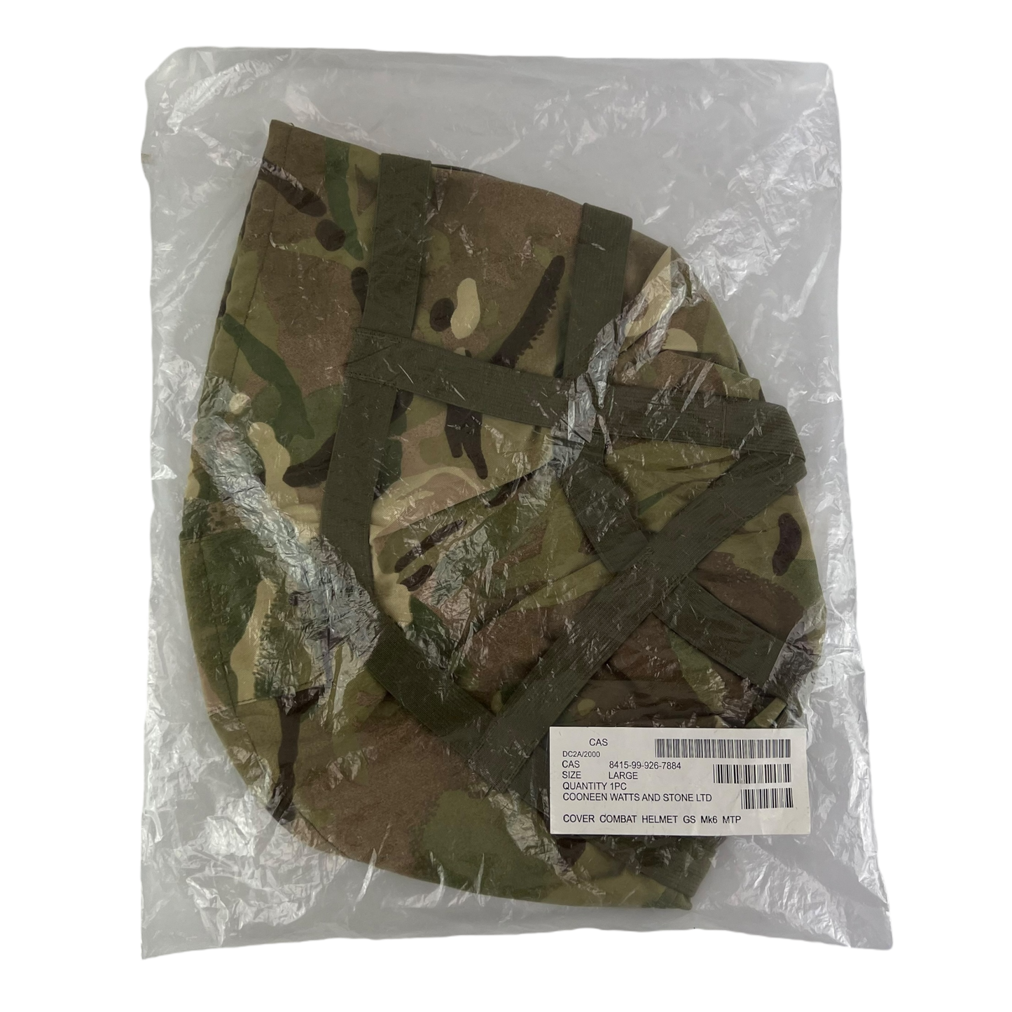 British Army MTP Camouflage Helmet Cover Mk 6 - Large