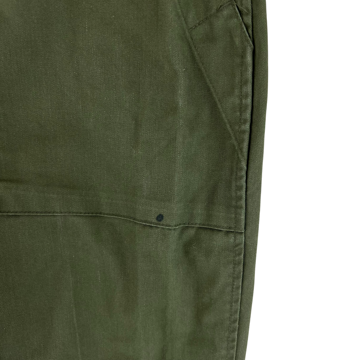 British Army Olive Green Fatigue Work Trousers - W31 L32