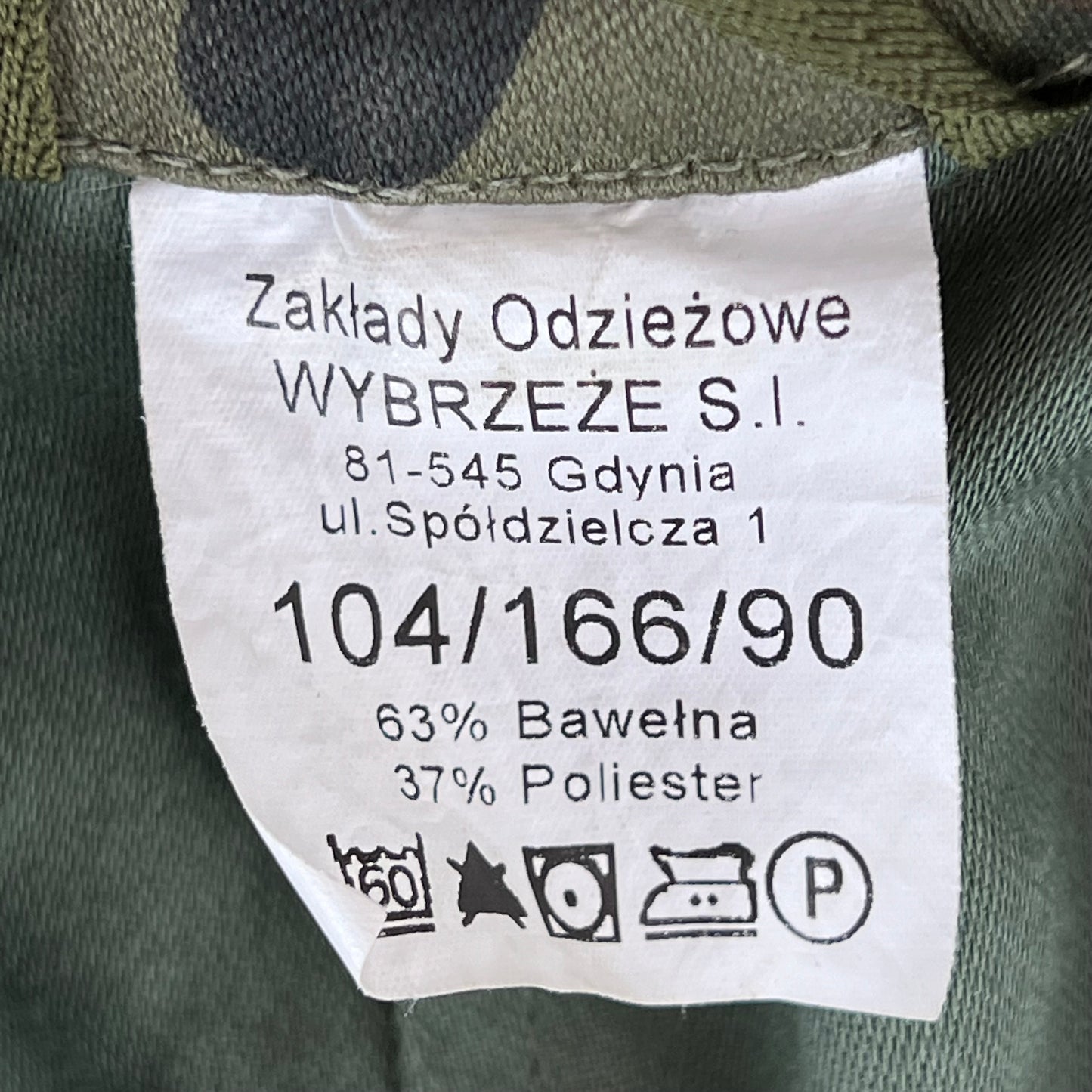 Polish Army Parka WZ93 Pantera Camouflage Windproof - Large