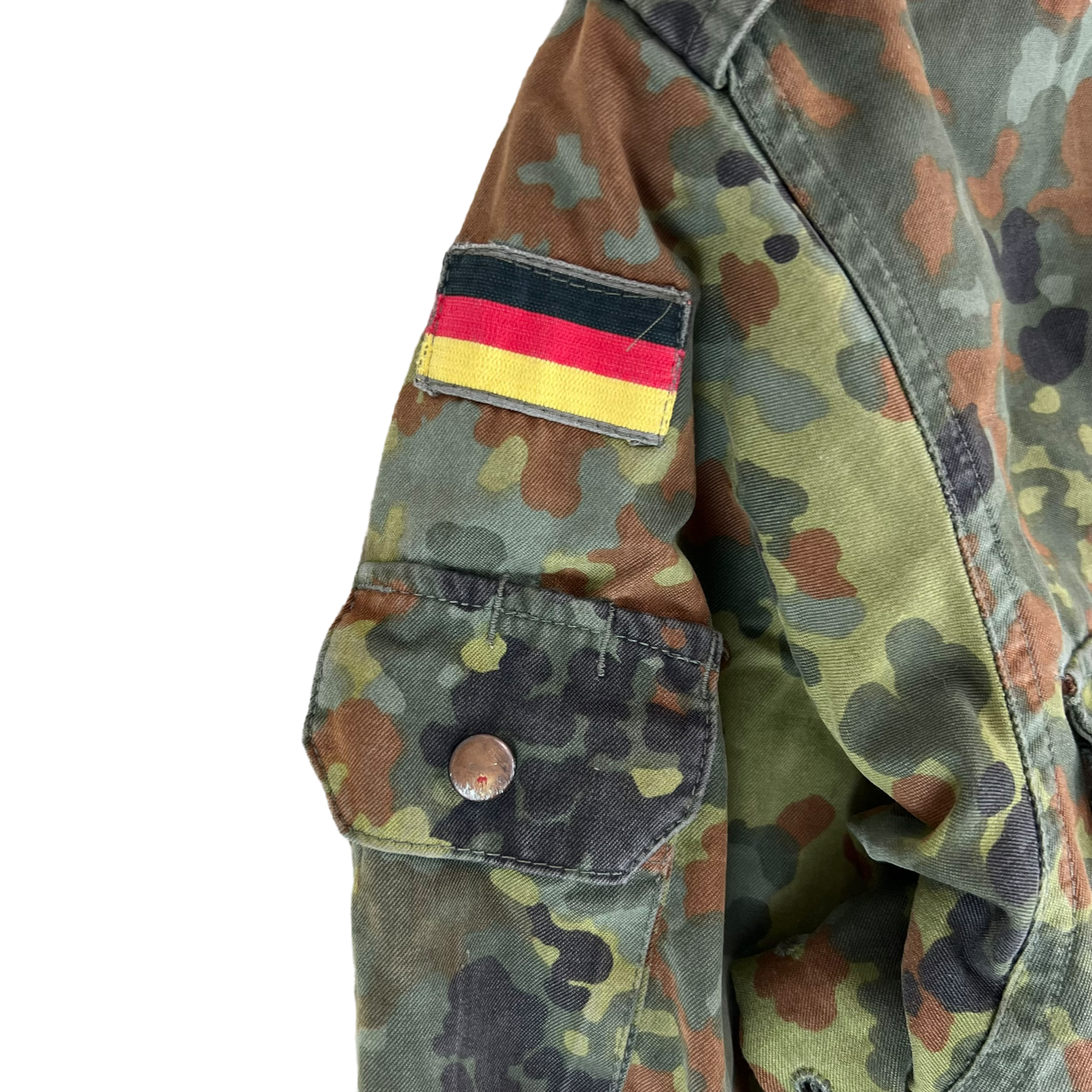 German Army Flecktarn Camouflage Long Sleeve Field Shirt - Medium GrNr 8