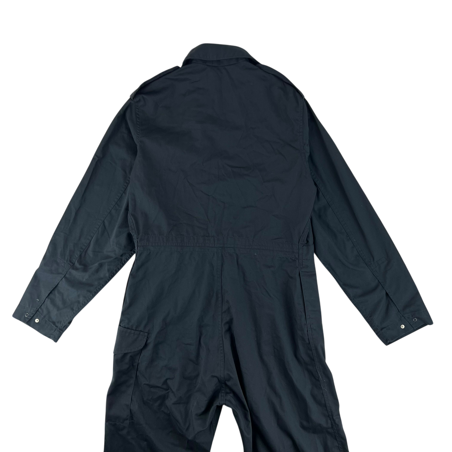 British Army 60s Black Coveralls - Large SIZE 8