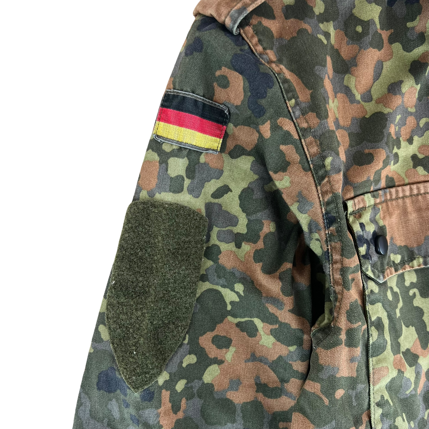 German Army Flecktarn Camouflage Long Sleeve Field Shirt - Medium GrNr 1