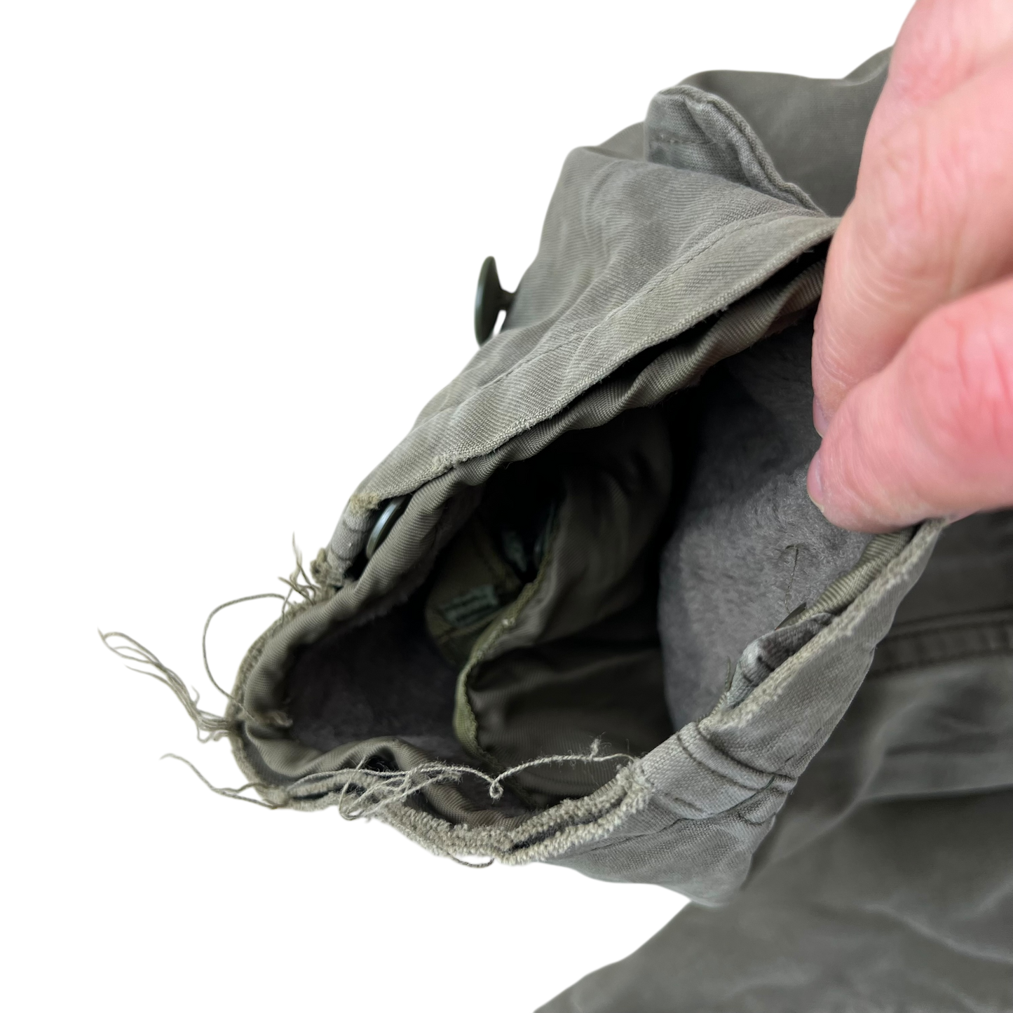 German Army Olive Drab Parka w Thermal Liner - Medium