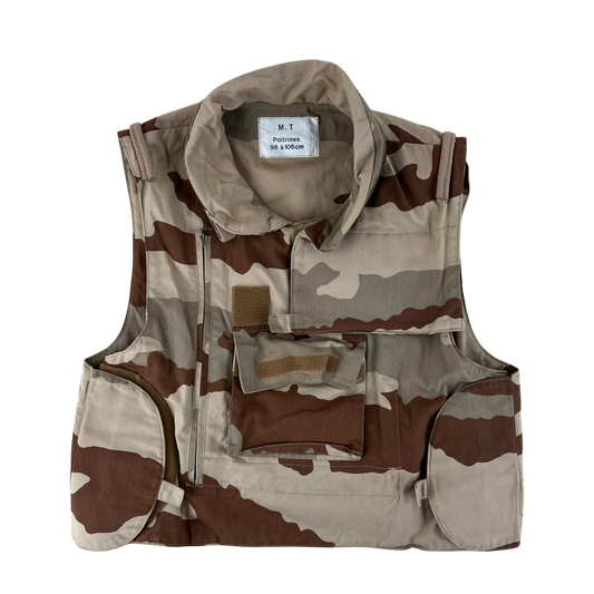 French Army Desert Camouflage Body Armour Vest - Medium / Large