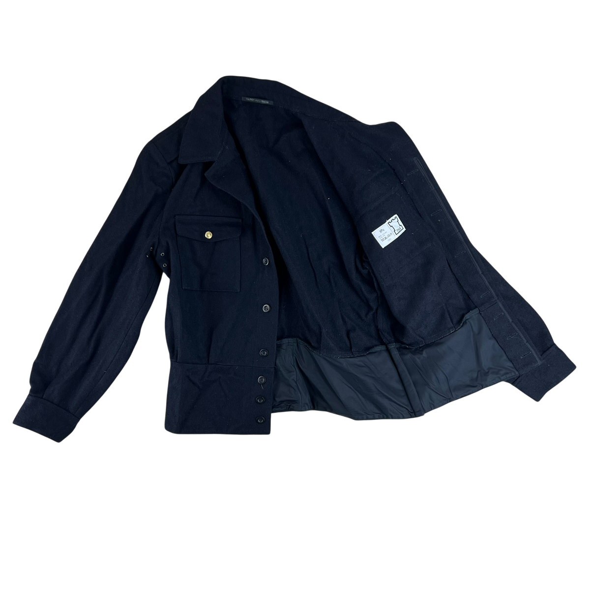 Finnish Navy M65 Wool Ike Jacket - Large