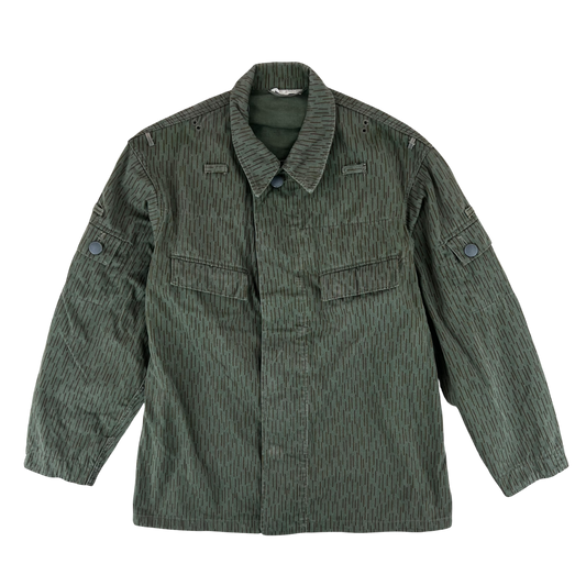 East German Army NVA DDR Raindrop Strichmuster Camouflage Jacket - Medium k48