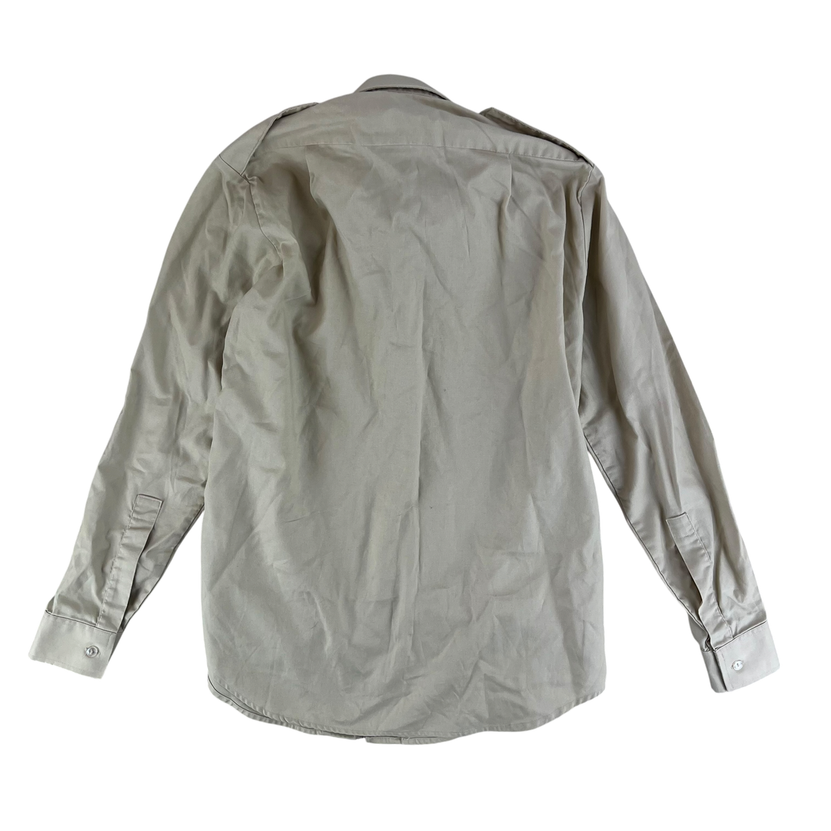 British Army Womens Fawn Shirt Long Sleeve - Small C32