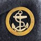 British Royal Navy Beret w/ Badge - Ratings Badge - Large 60cm