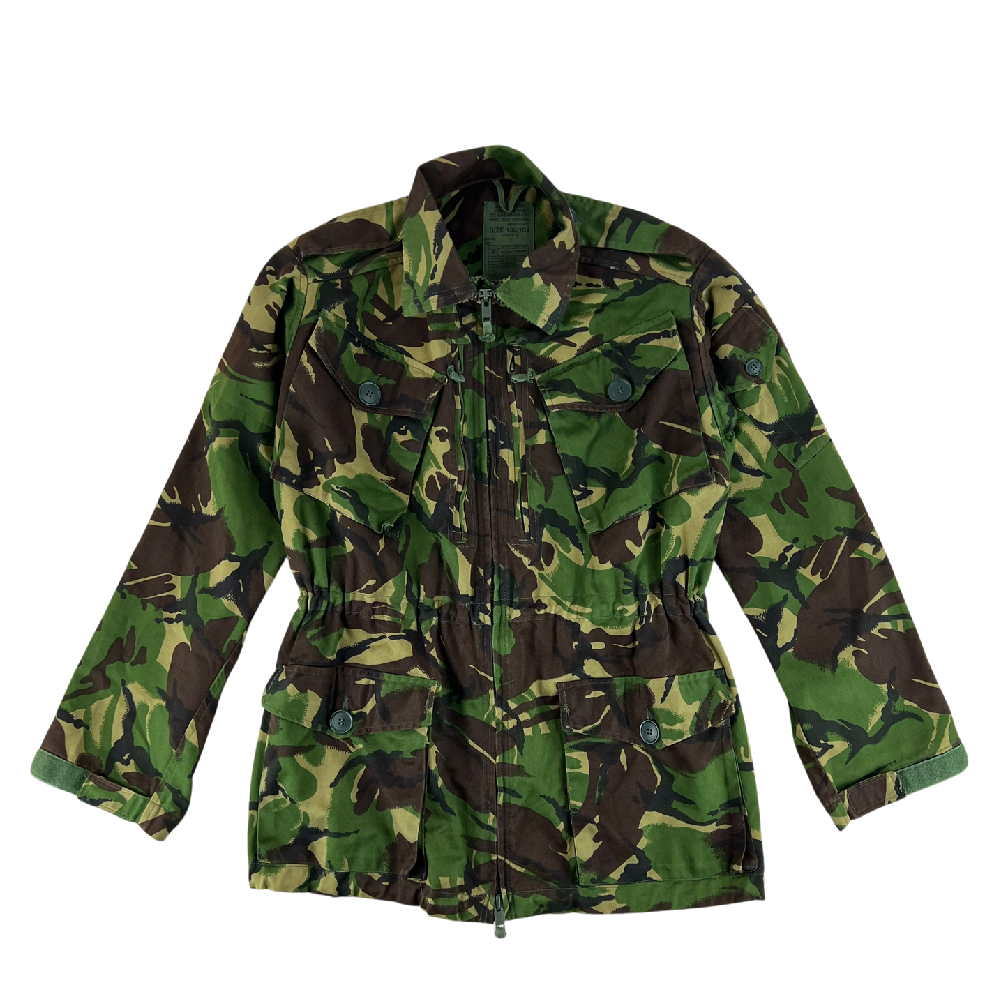British Army 84 Pattern Woodland DPM Camo Combat Smock - Large 180/104