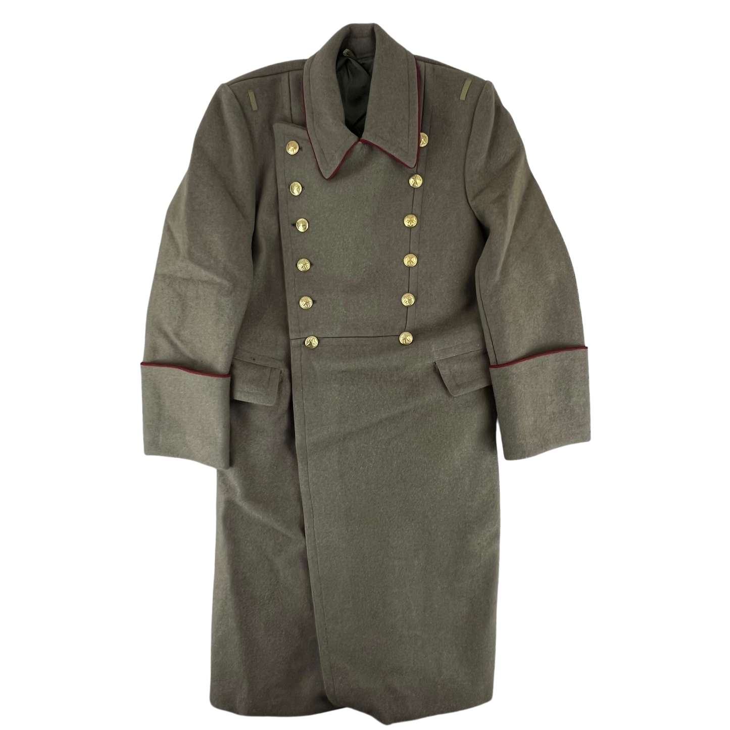 Bulgarian People's Army Khaki Wool Greatcoat - Medium