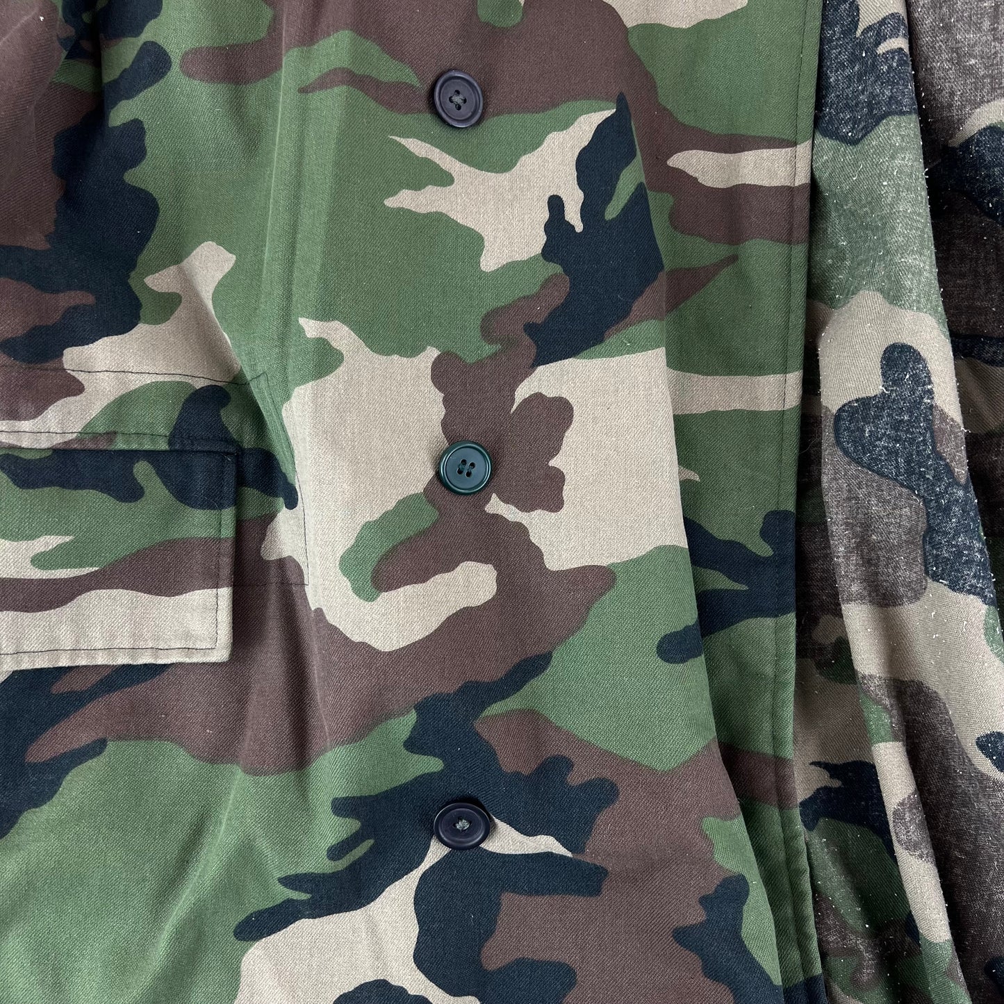 Slovak Army M97 Camouflage Dispatch Trench Coat - XXX Large