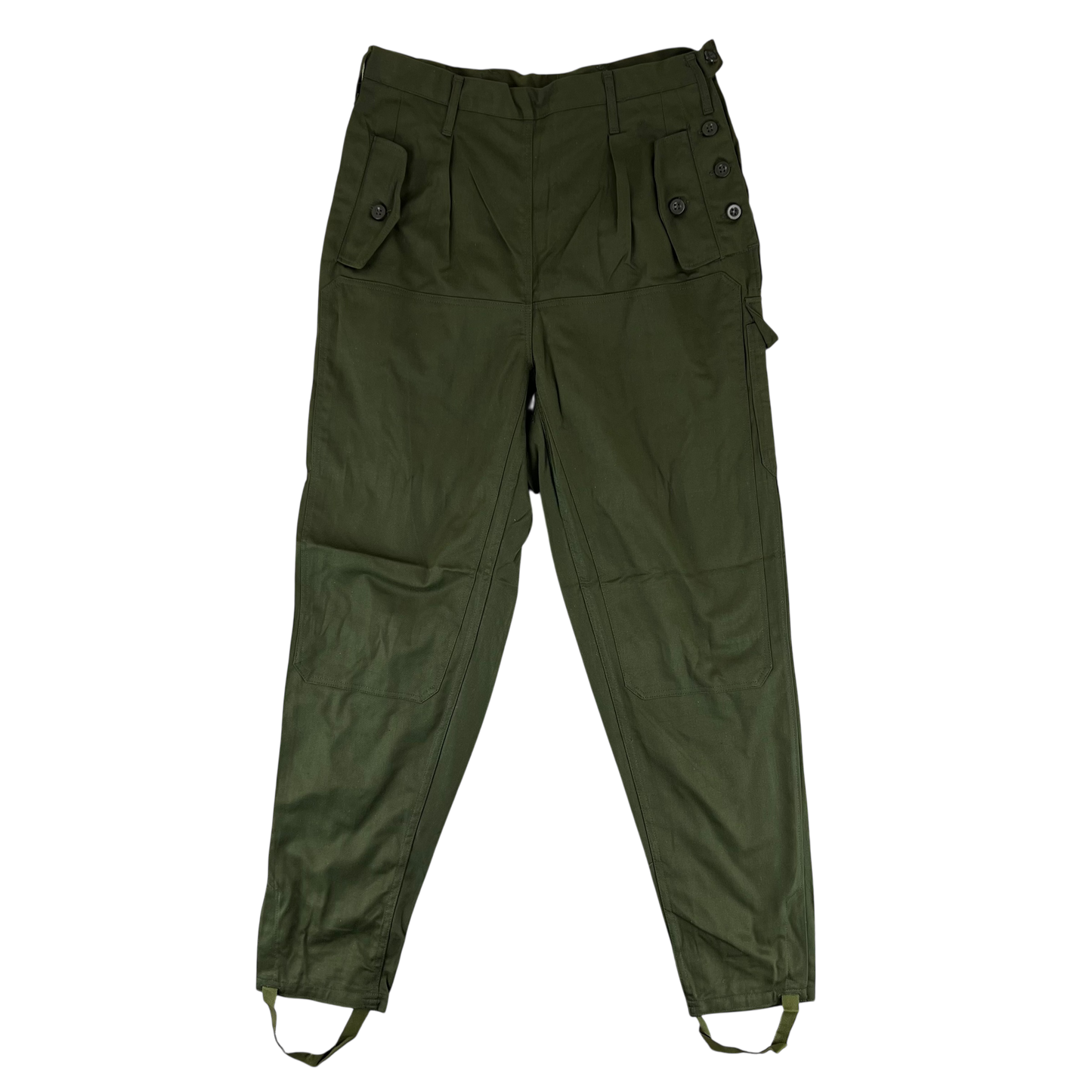 Czechoslovak Army M85 Women's Olive Green Trousers - W31 L30.5