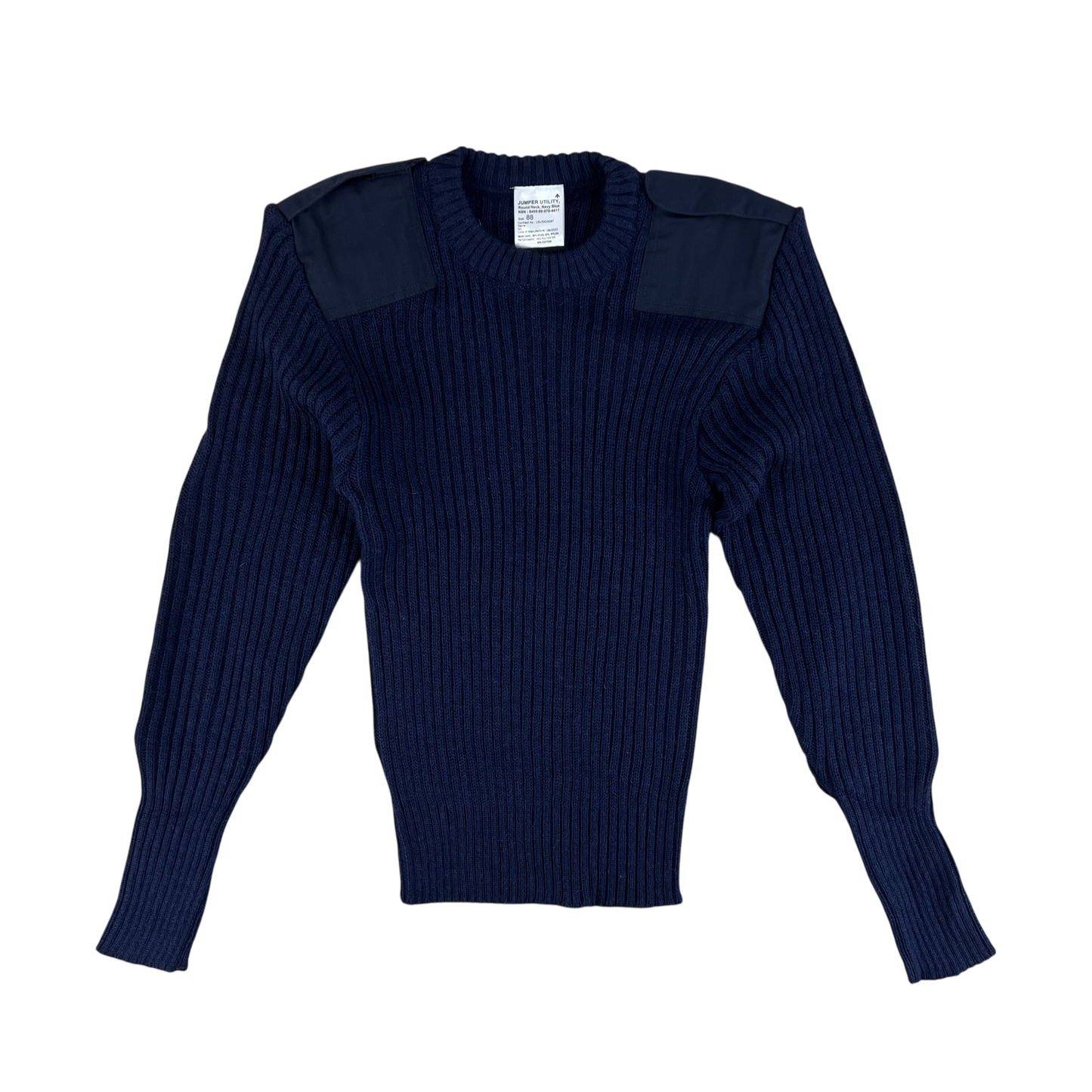 British Royal Navy Wool Crew Neck Pullover Jersey Jumper - Small 88cm