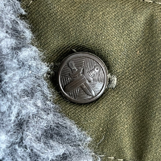 Czech Army Olive Green M85 Field Parka w/ Fur Collar - Medium 172/100