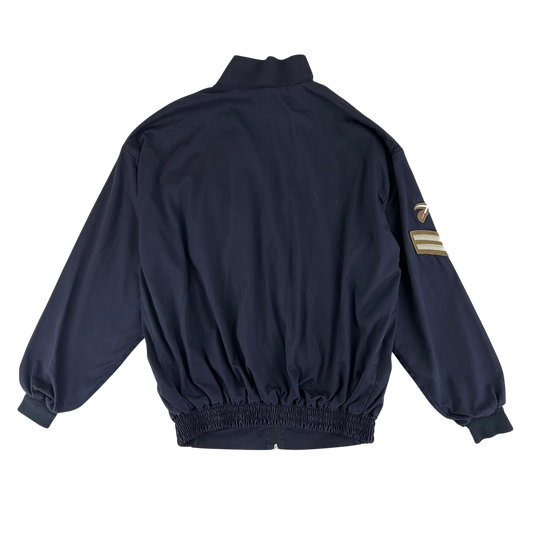 British Army / Tri-Services Navy Blue PTI Tracksuit Top Jacket - Large