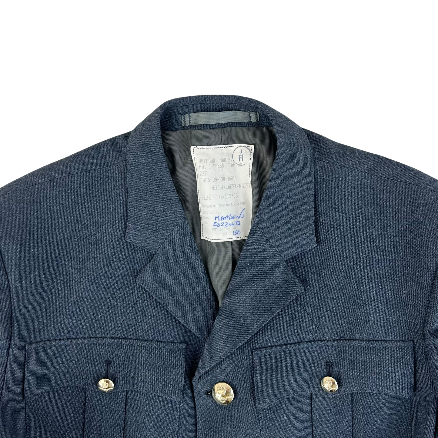 British Royal Air Force No. 1 Dress Jacket - Large 176/112