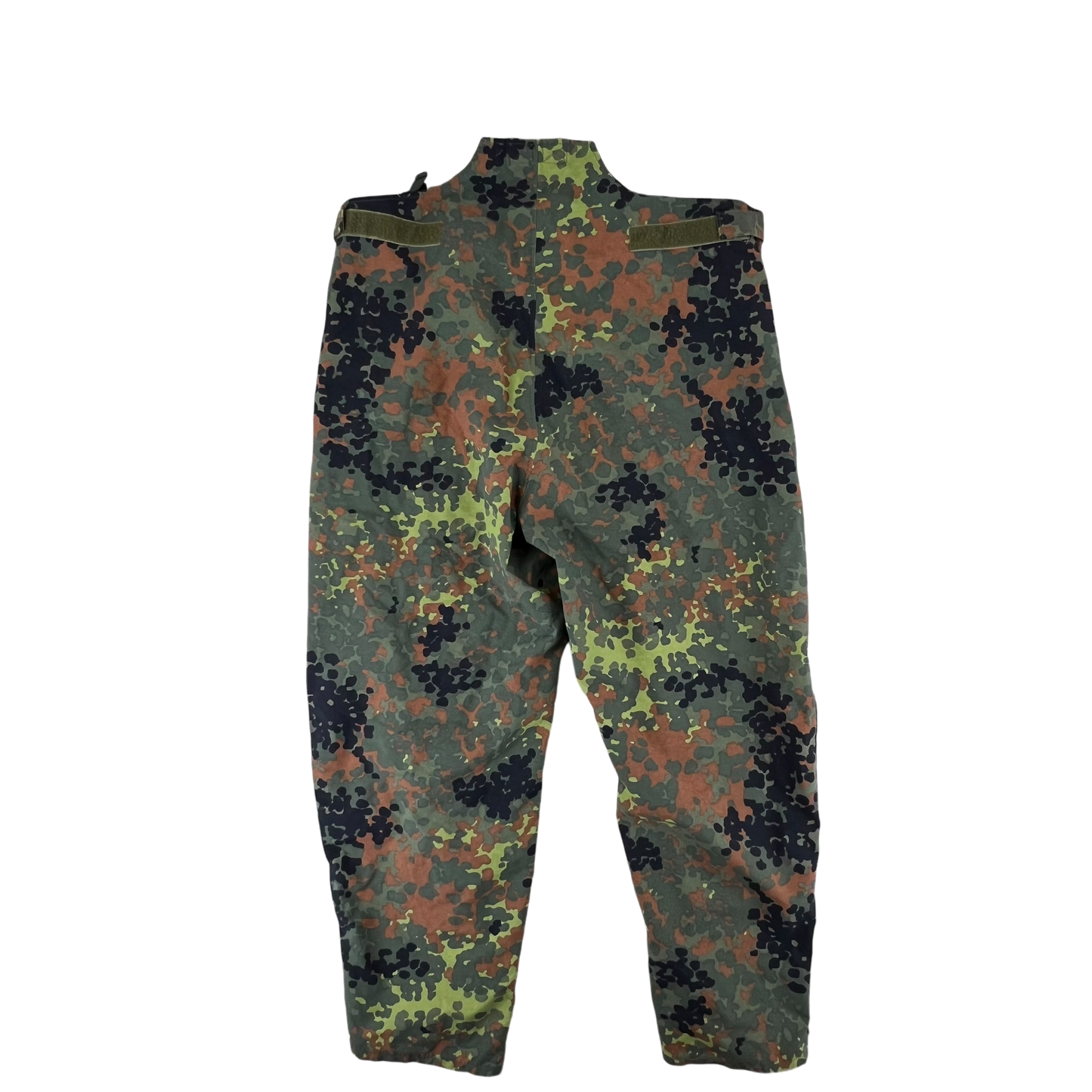 German Army Flecktarn Camo Waterproof Overalls / Overtrousers - W44 L29