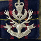 British Army Tam o Shanter w/ Badge - Queen's Own Highlanders - Small