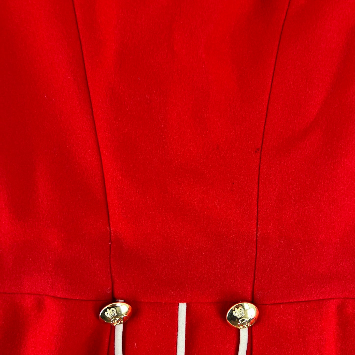 British Army Red Tunic Jacket - Queen's Division Normandy Band - Medium