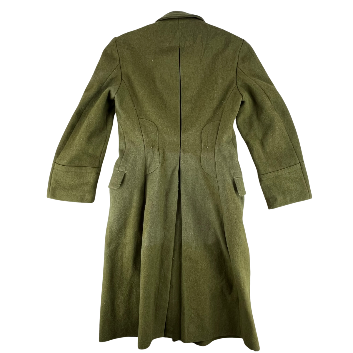 Romanian People's Army 80s Khaki Wool Greatcoat - Small