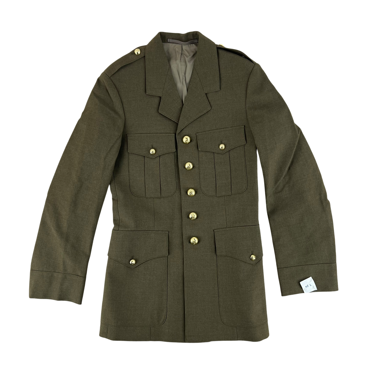 Belgian Army Khaki Tan Dress Jacket - Small