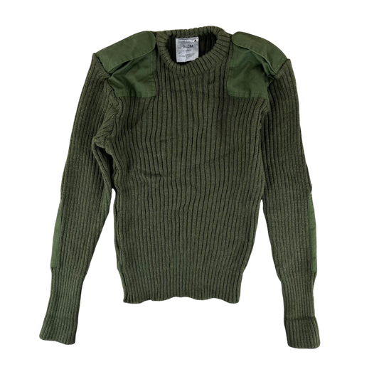 British Army Olive Green Pullover Jumper - Medium 94cm