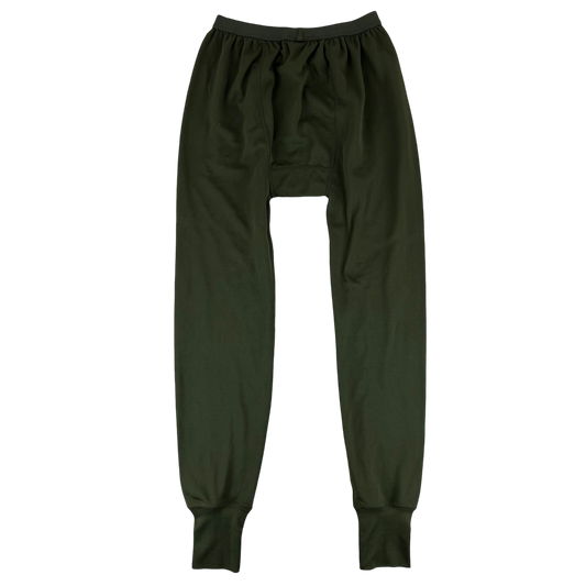 British Army Long Johns Drawers Thermal Olive Green - Medium