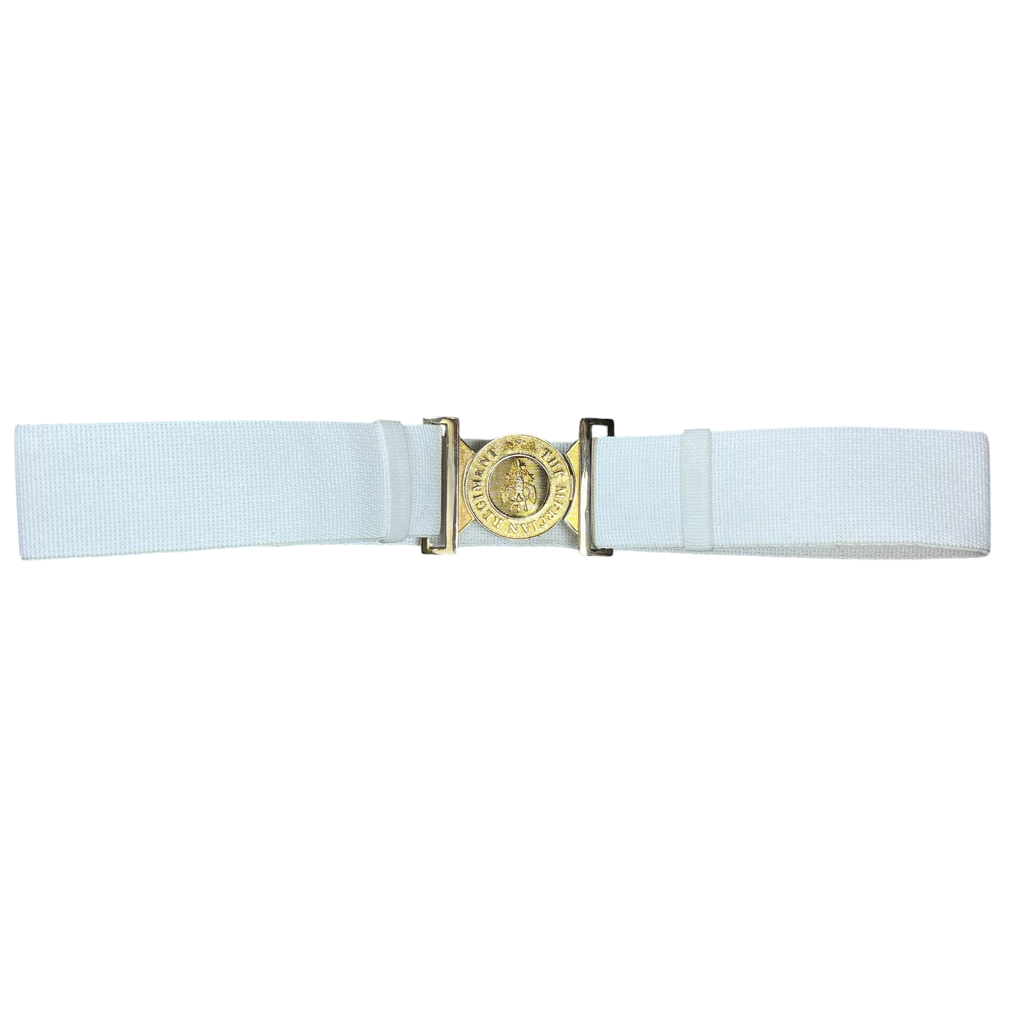 British Army White Dress Belt - Mercian Regiment - Medium