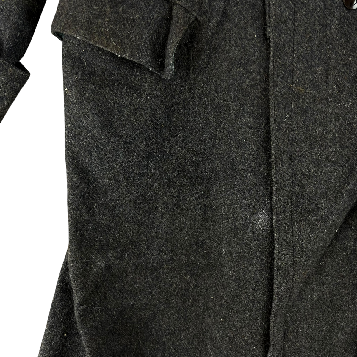 Bulgarian People's Army 70s Grey Wool Greatcoat - Large