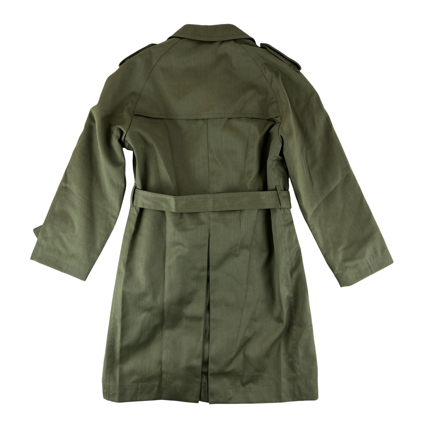 Spanish Army 80s Green Trenchcoat - Large
