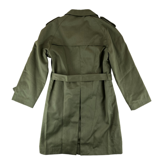 Spanish Army 80s Green Trenchcoat - Large