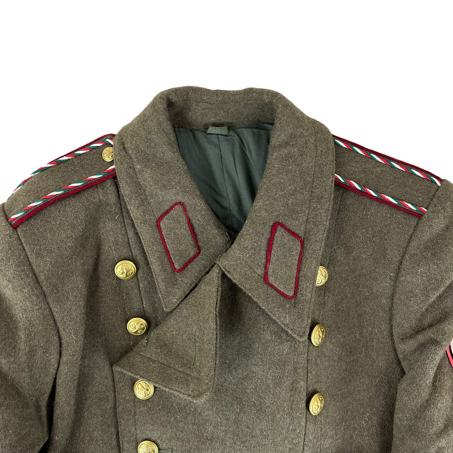 Bulgarian Army Khaki Wool Greatcoat - Medium