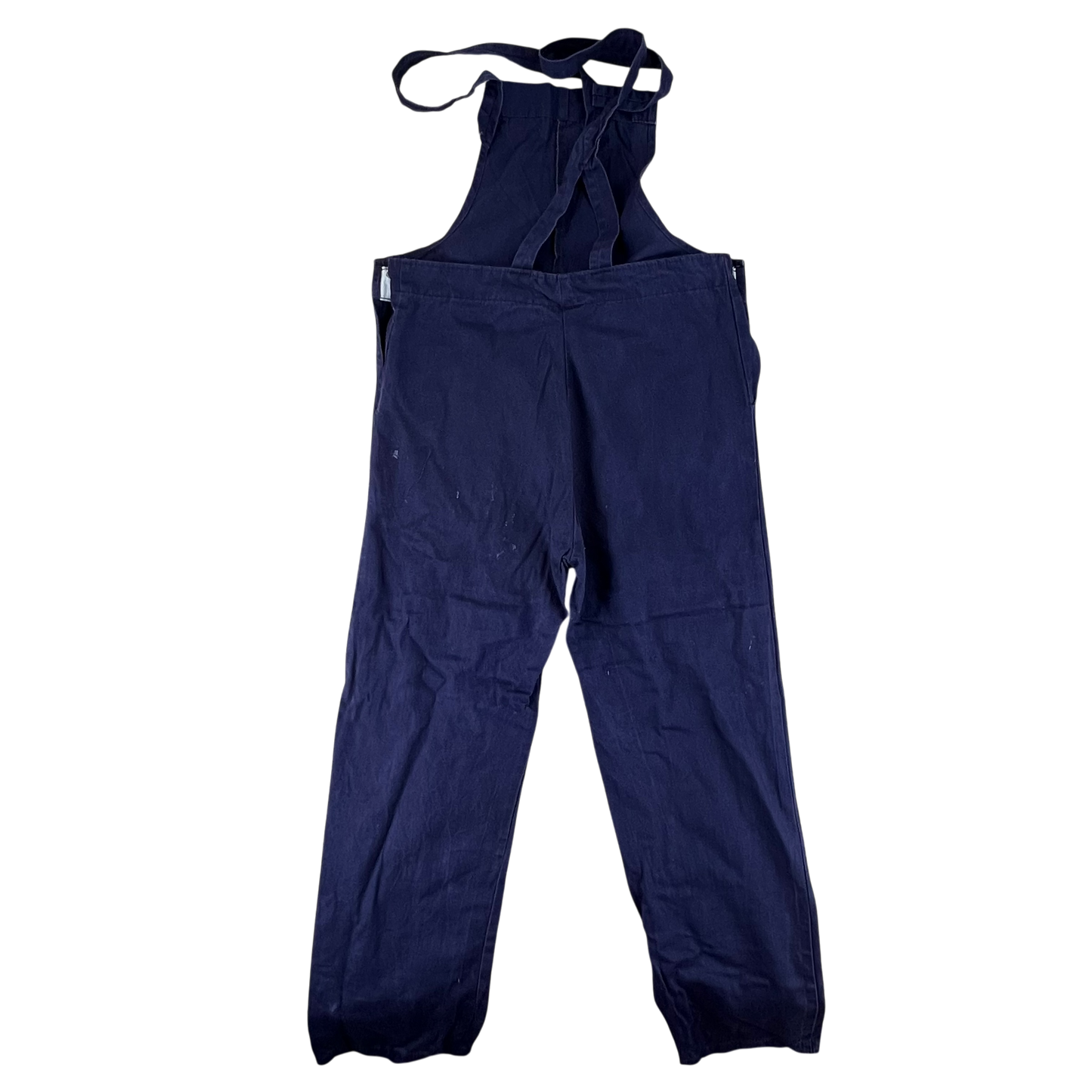 British Royal Navy 50s Salopettes Bibbed Dungarees - W38 L29