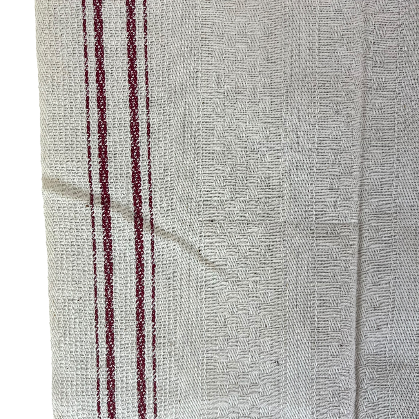 Finnish Army WW2 Cream w/ Red Stipe Tea Towel
